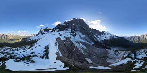 Mountain Peak Glacier