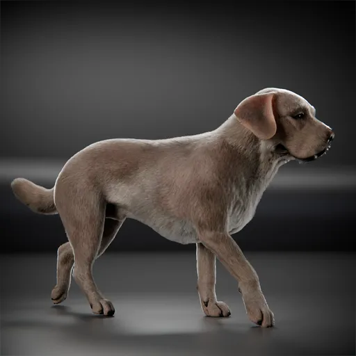 Dog Brown Labrador Animated