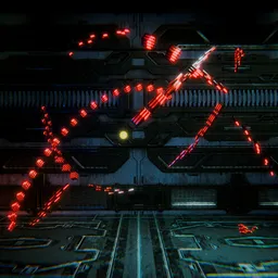 Futuristic Sci Fi Energy Trails