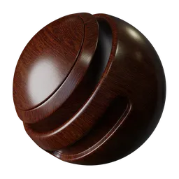 Simple dark wood