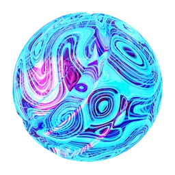 Psychedelic Swirl Glass
