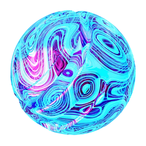 Psychedelic Swirl Glass