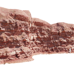 Big Red Desert Cliff Modules PBR Scan