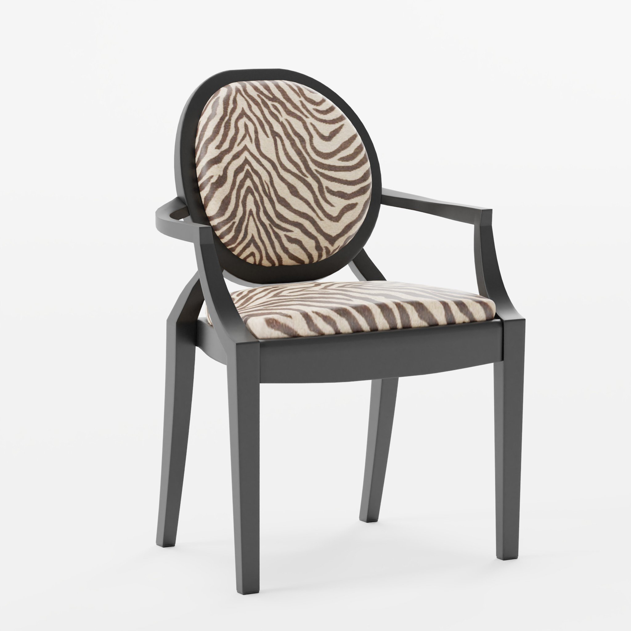 Tiger Print Armchair | Armchairs models | BlenderKit