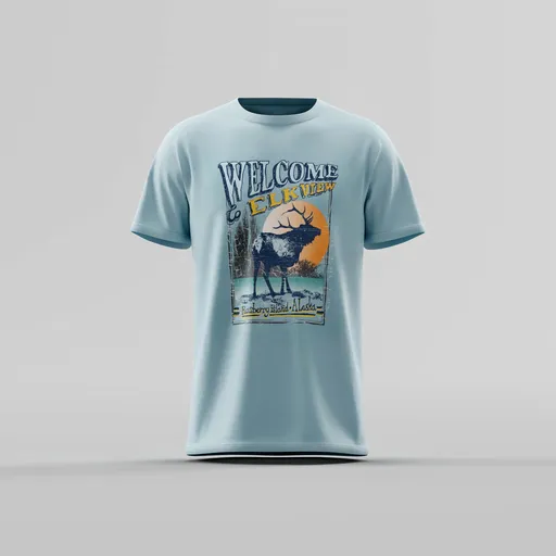 Vintage Elk River Alaska T-Shirt