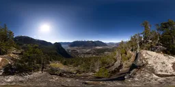 Mountain Landscape Sunny Day
