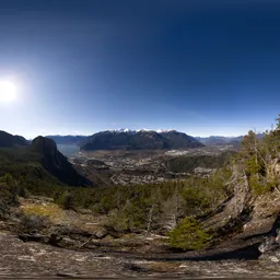 Mountain Landscape Sunny Day