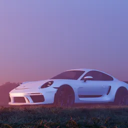 Foggy Car Render