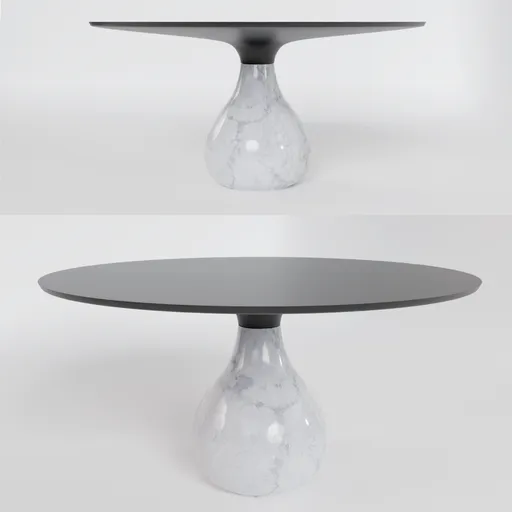 Round Dining Table Aqua