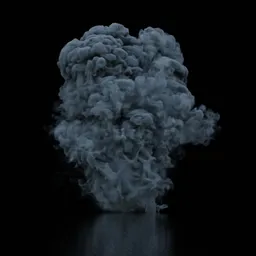 Heavy Rising Smoke Static