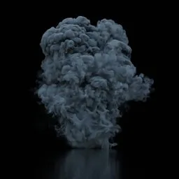 Heavy Rising Smoke Static