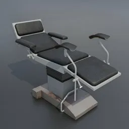 Hospital surgical bed