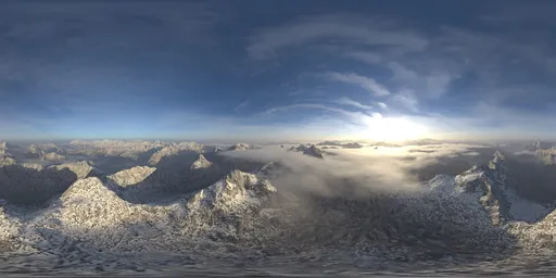 Mountain Aerial Landscape Sunny