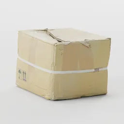 Damaged Cardboard Box