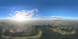 Sunset building cloud bluesky