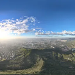 Sunset building cloud bluesky