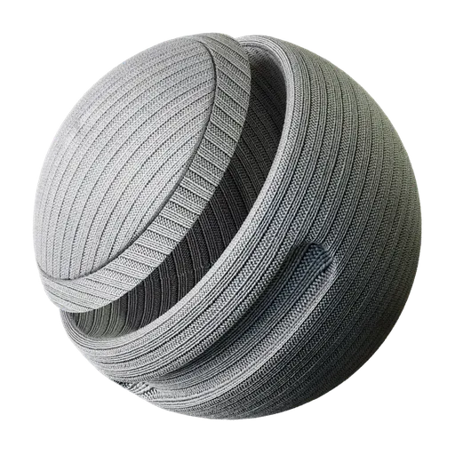 High-resolution PBR woven fabric texture for 3D Blender, featuring color variation, displacement, and reflection adjustments.