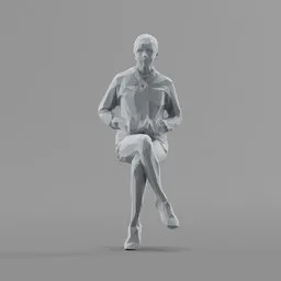 Lowpoly Female Sitting
