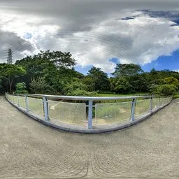 Cloudy bridge during day