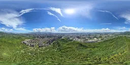 Highsky cloud tree green