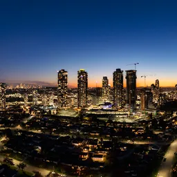 City Twilight Night Lights