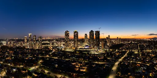 City Twilight Night Lights