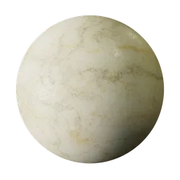 Unpolished Cream Botticino Marble Dark Veins