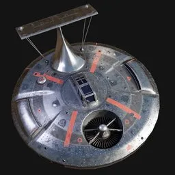 Mysterious Saucer-Shaped Aircraft Mk4