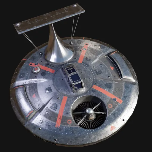Mysterious Saucer-Shaped Aircraft Mk4