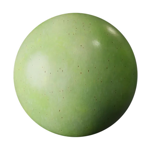 Waxed Green Apple Skin