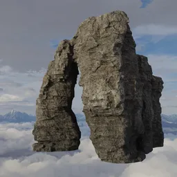 Rugged Rock Formation