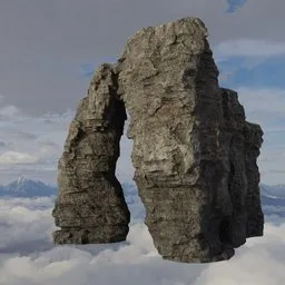 Rugged Rock Formation