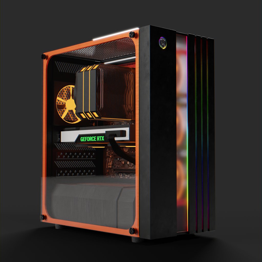 BlenderKit Download the FREE Computer Build model