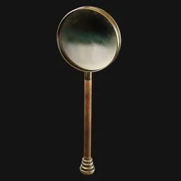Antique Long-Handle Magnifying Glass