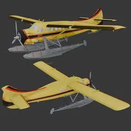 DHC-3 Otter with Floats