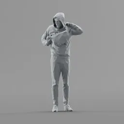 Lowpoly Male Standing