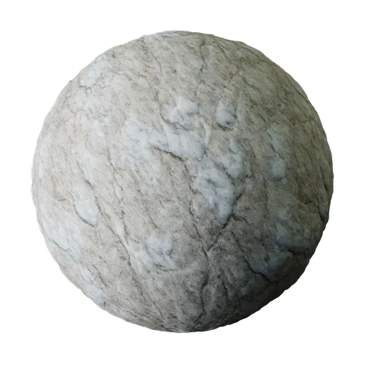 Rock With Snow