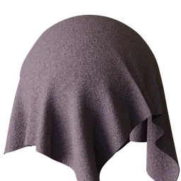 Dusty Mauve Boiled Wool