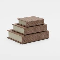 Leather Book Shaped Decorative Box