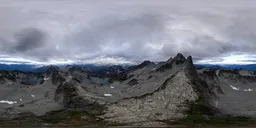 Dramatic Mountain Landscape Clouds