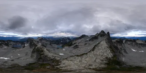 Dramatic Mountain Landscape Clouds