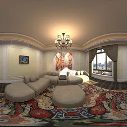 Luxury Living Room Interior