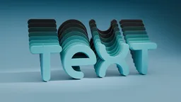 Procedural Layered Text Effect