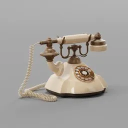 Vintage Corded Rotary Phone
