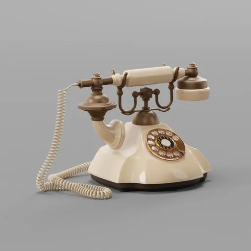 Vintage Corded Rotary Phone