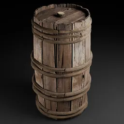 MK-Wooden barrel-004