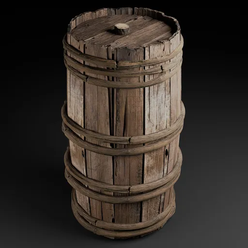 MK-Wooden barrel