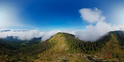 Mountain Dramatic Clouds HDR