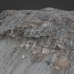 Erroded Rock Cliff Side Photoscan