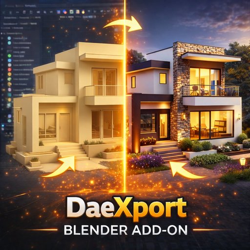 DaeXport | One-click DAE (Collada) export